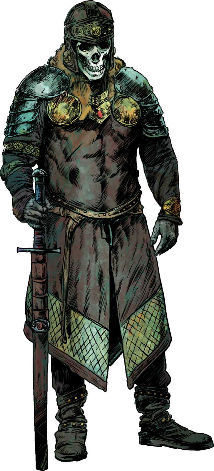 Death Knight, drawn at Medium scale