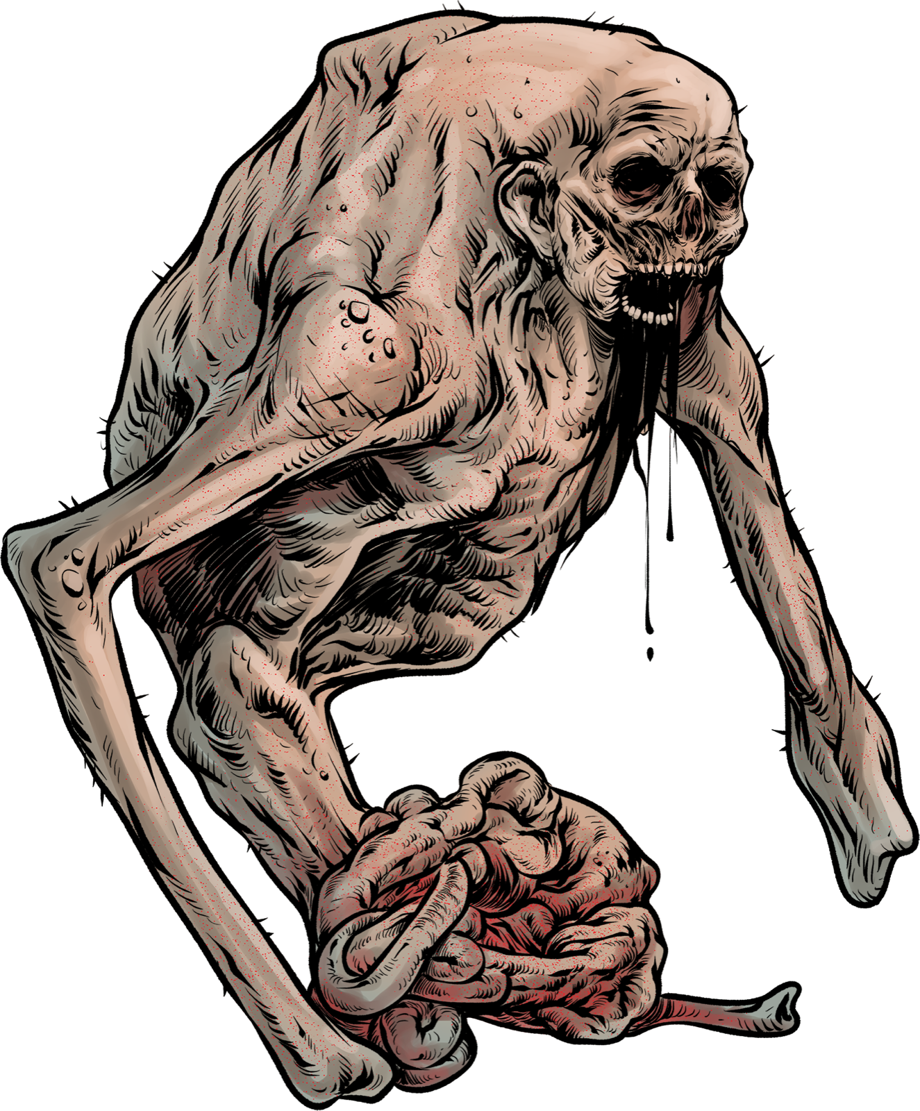 Ghoul Crawler, drawn at Medium scale