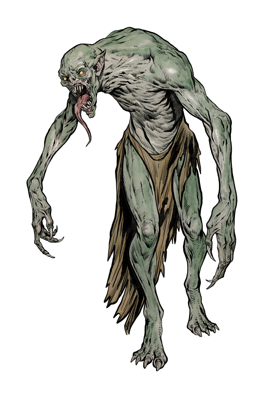 Ghoul, drawn at Medium scale