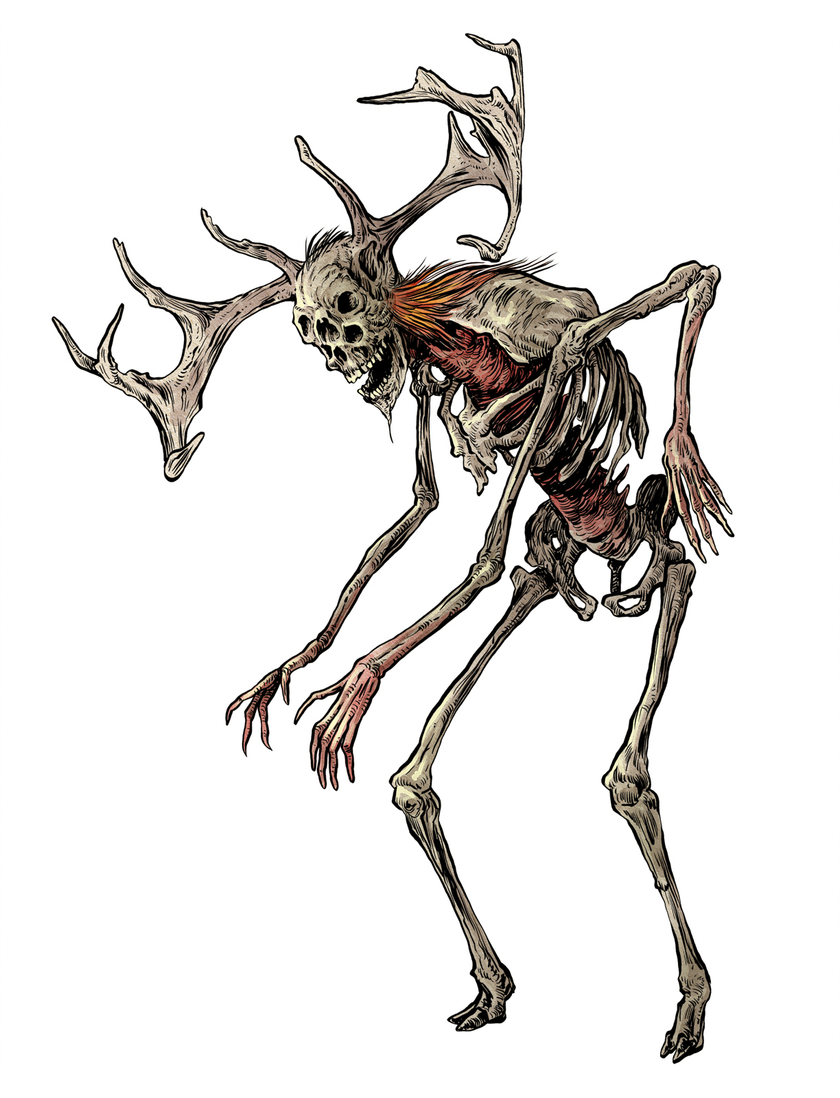 Hungering Haunter, drawn at Large scale