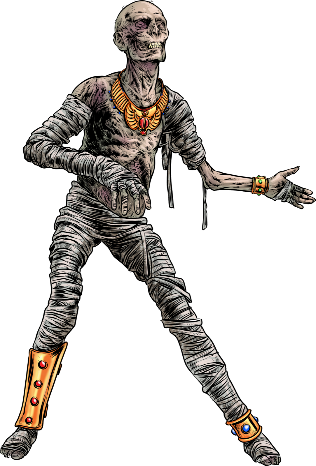 Mummy, drawn at Medium scale