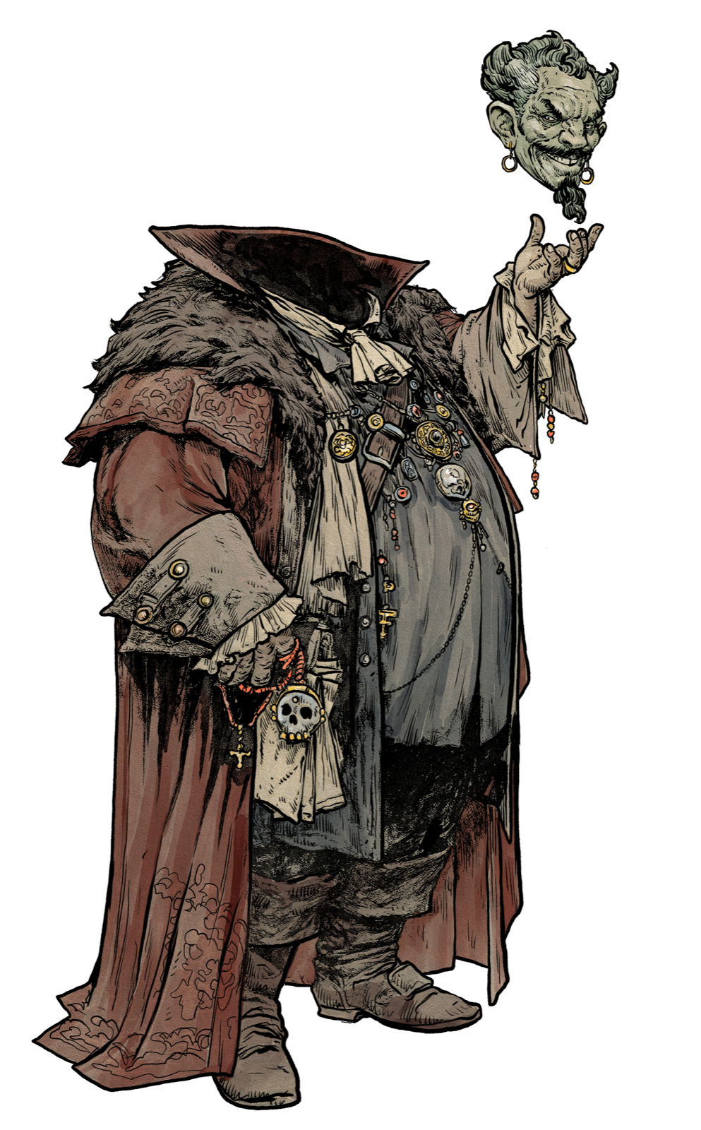 Necromancer Hierophant, drawn at Medium scale
