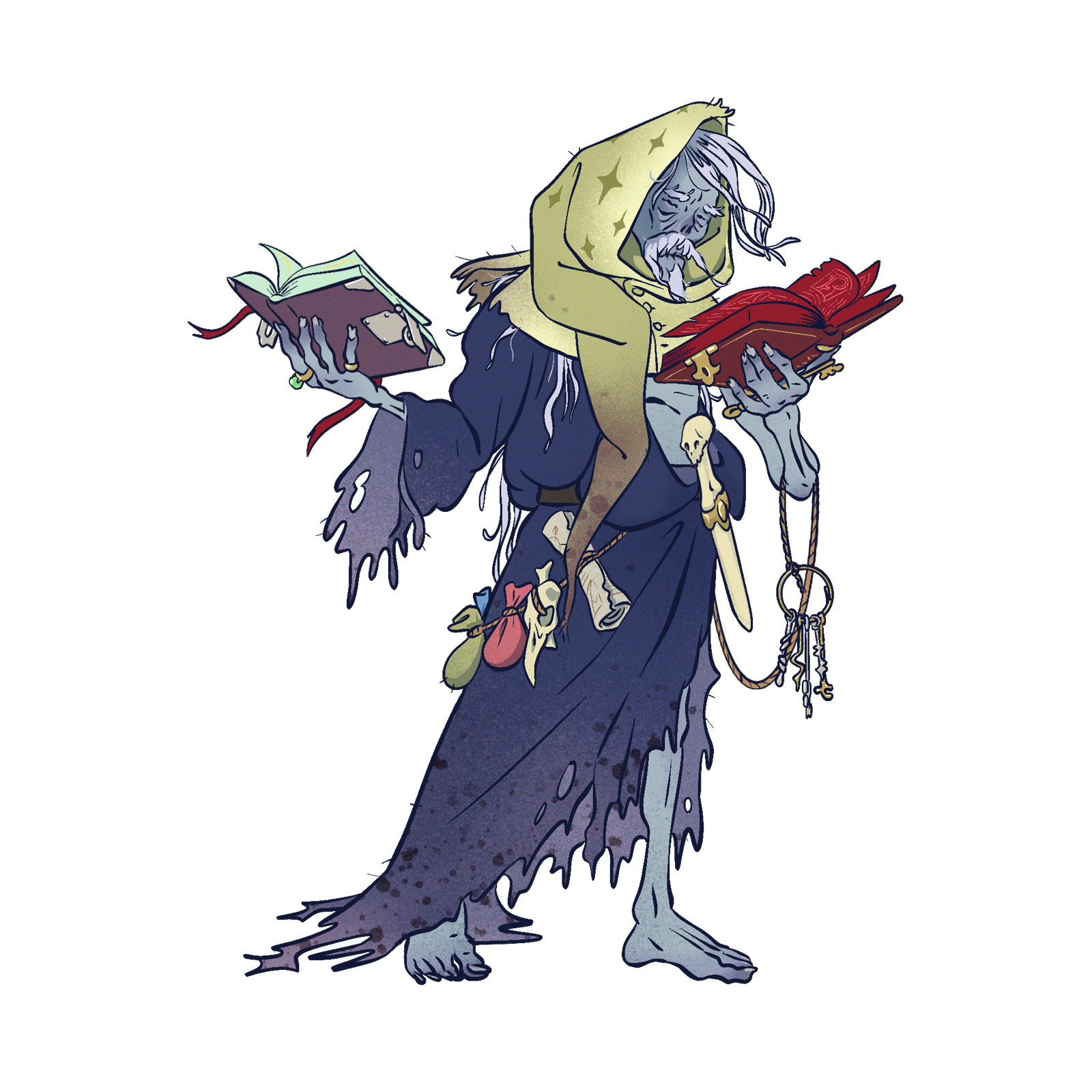 Necromancer, drawn at Medium scale