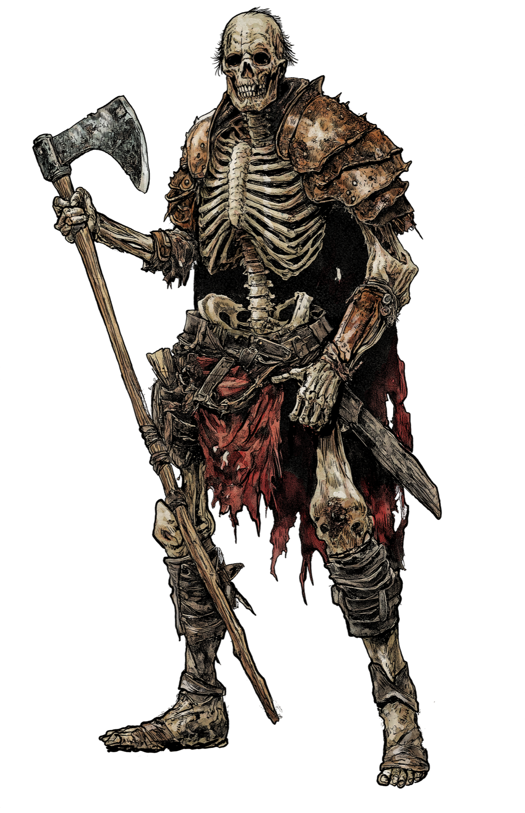Skeleton Veteran, drawn at Medium scale