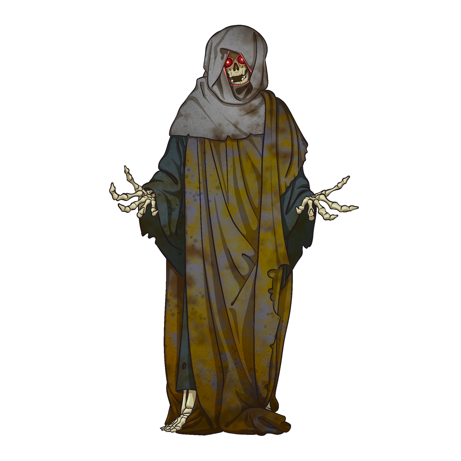Undead Mage, drawn at Medium scale