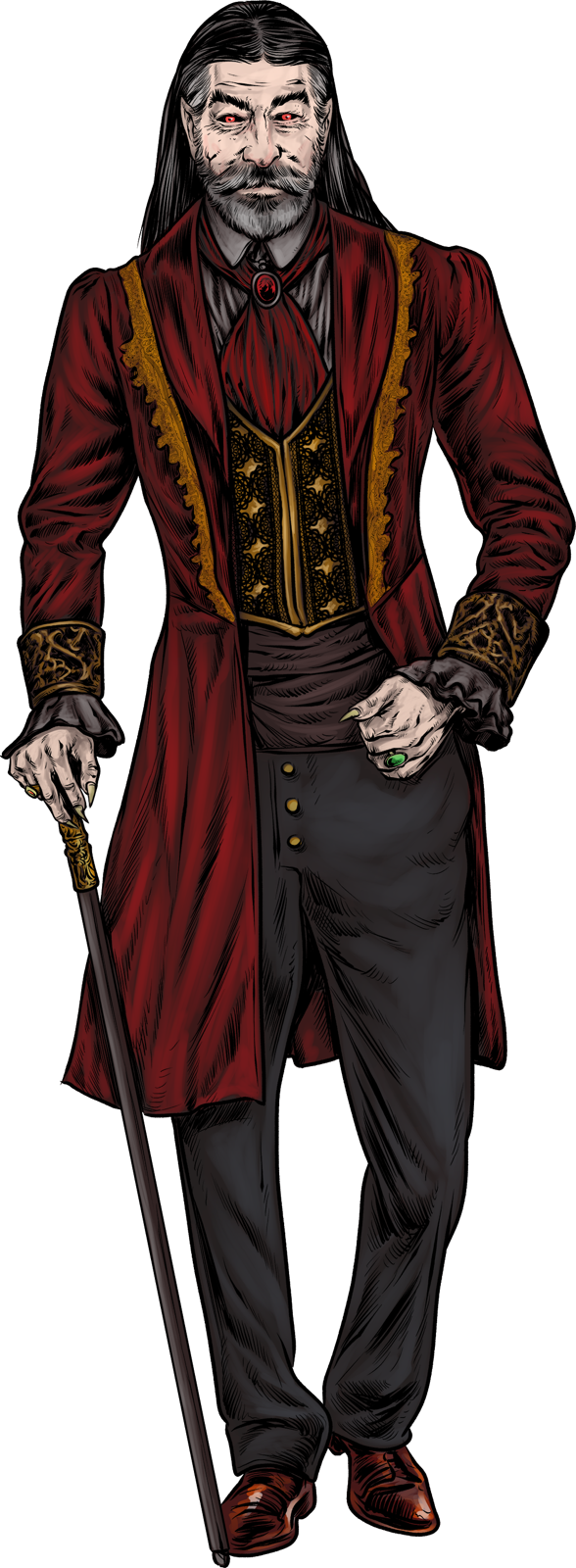 Vampire Lord, drawn at Medium scale
