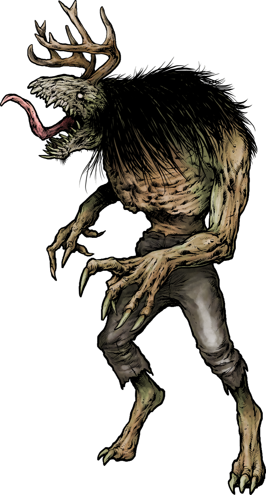 Wendigo, drawn at Large scale