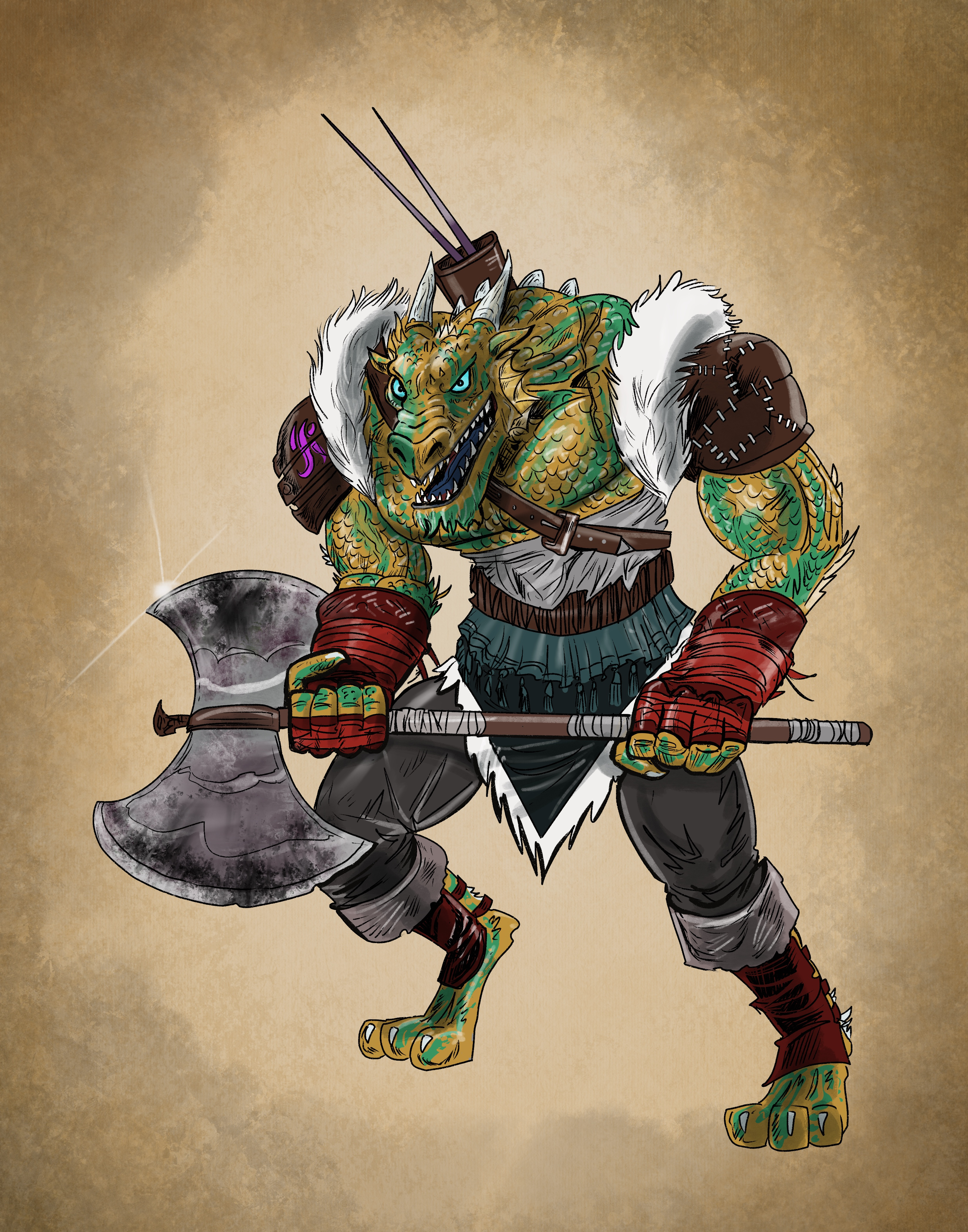 Dragonborn / Path of the Berserker