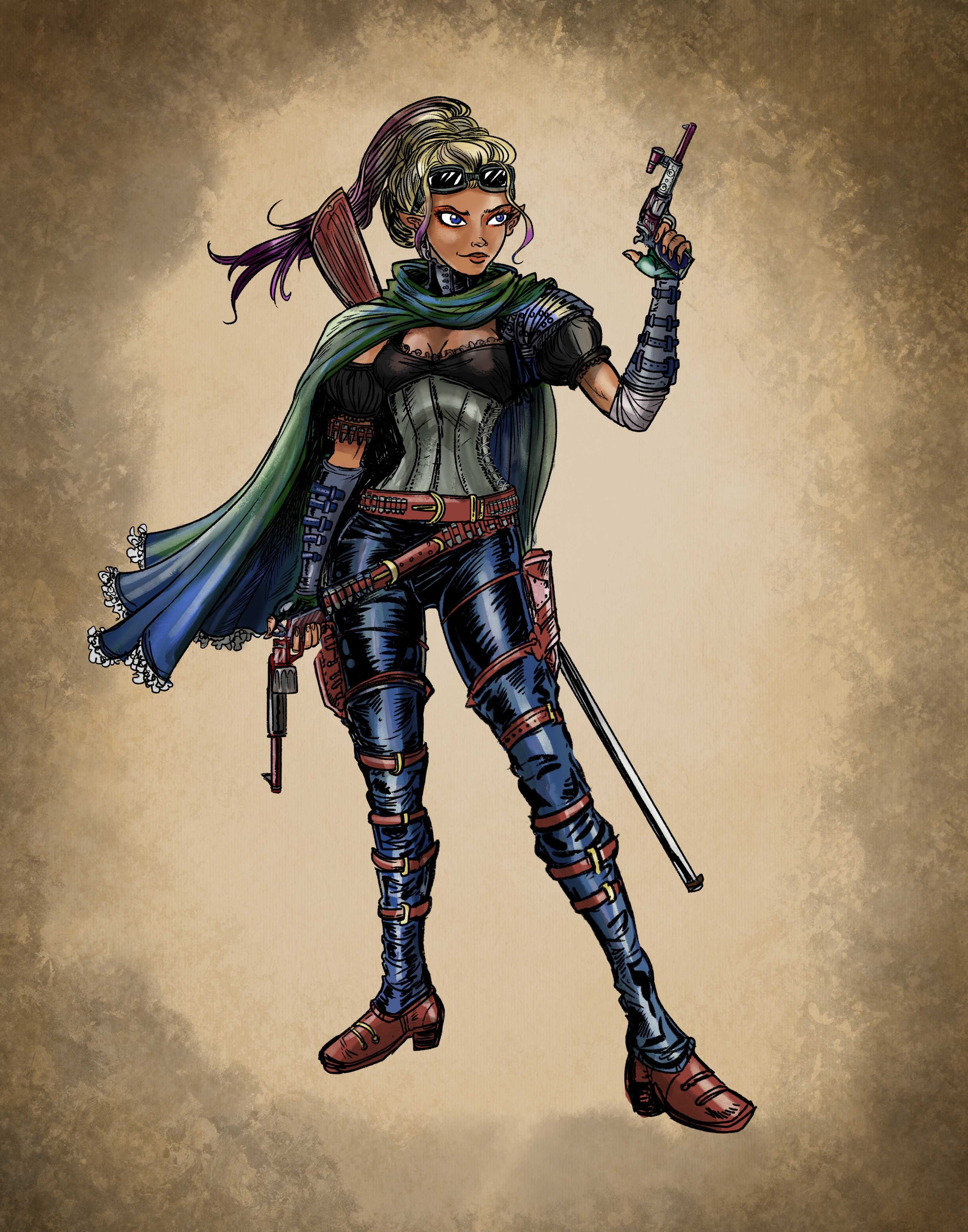 Half-Elf Gunslinger / Trickshot