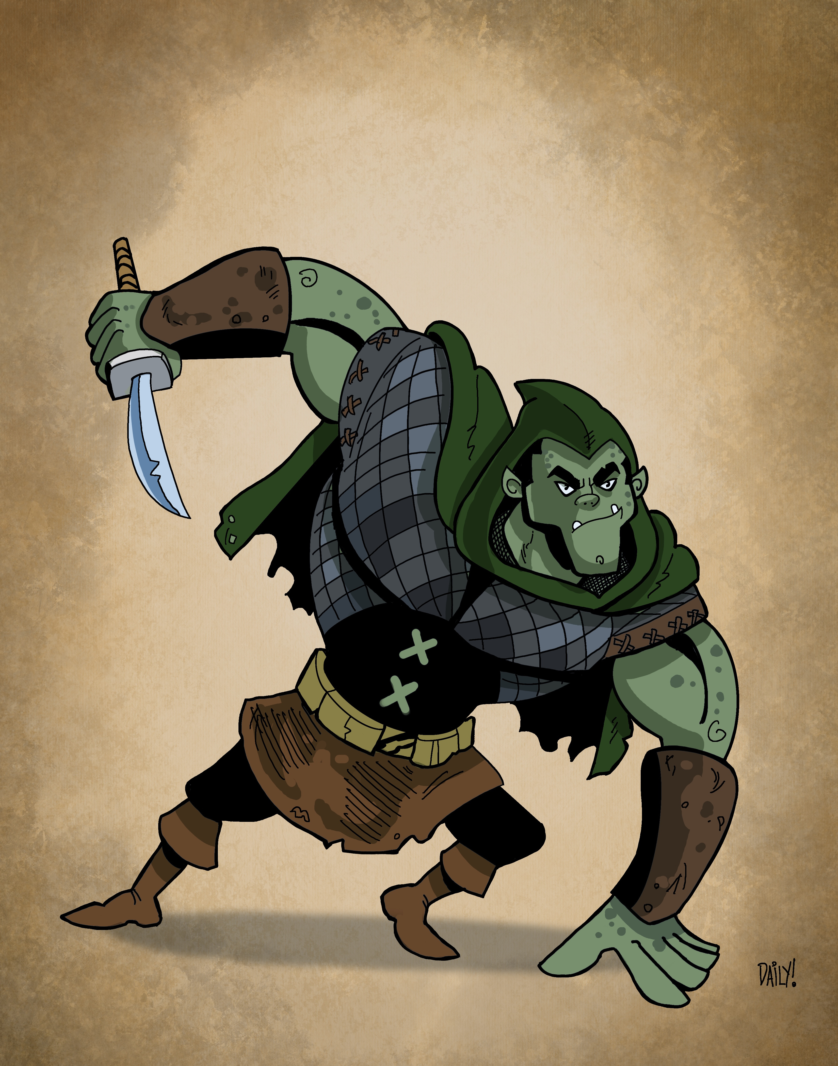 Half-Orc Rogue / Assassin