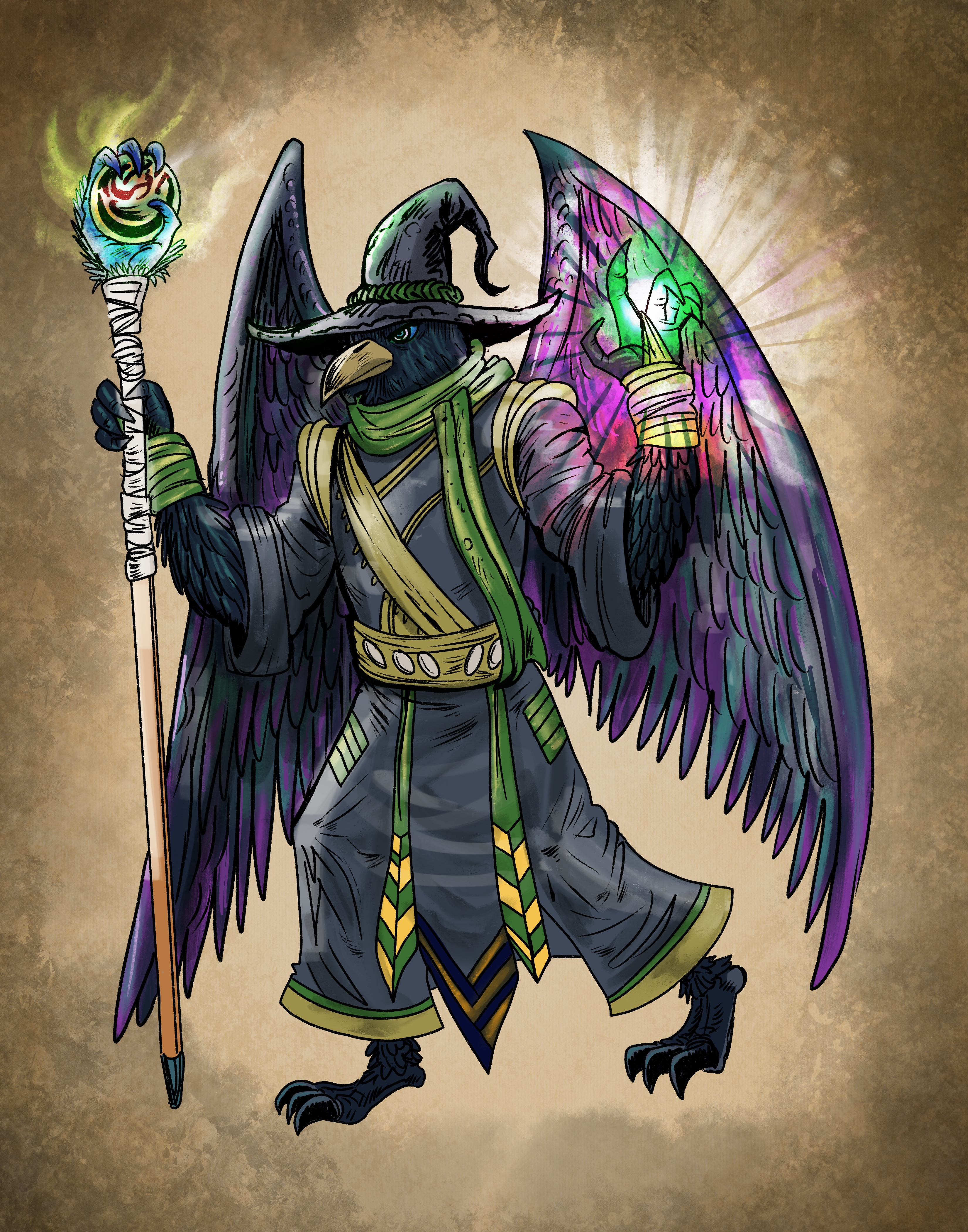 Kessari Wizard / Channel of Necromancy