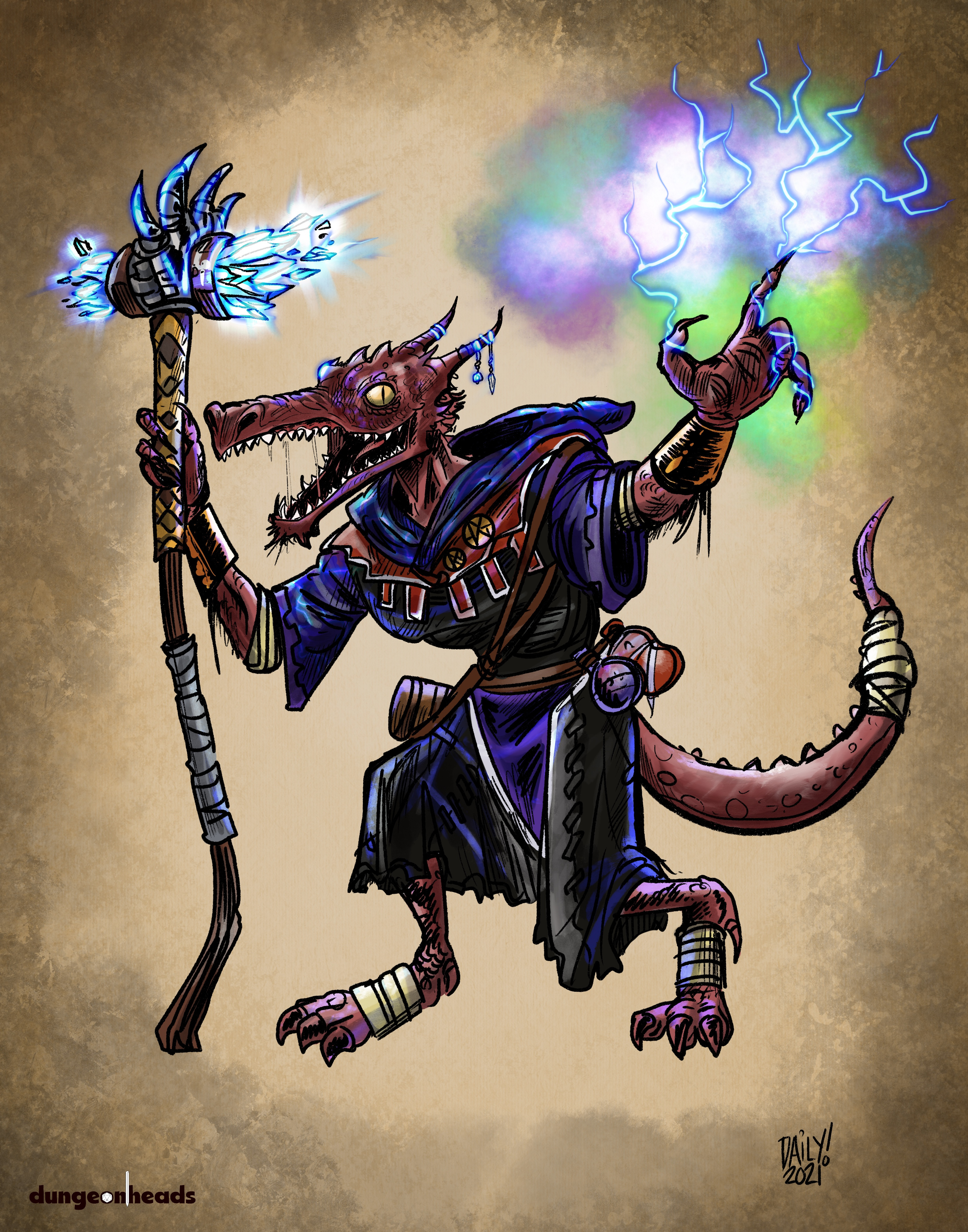 Saurus Sorcerer / Dragonsblood