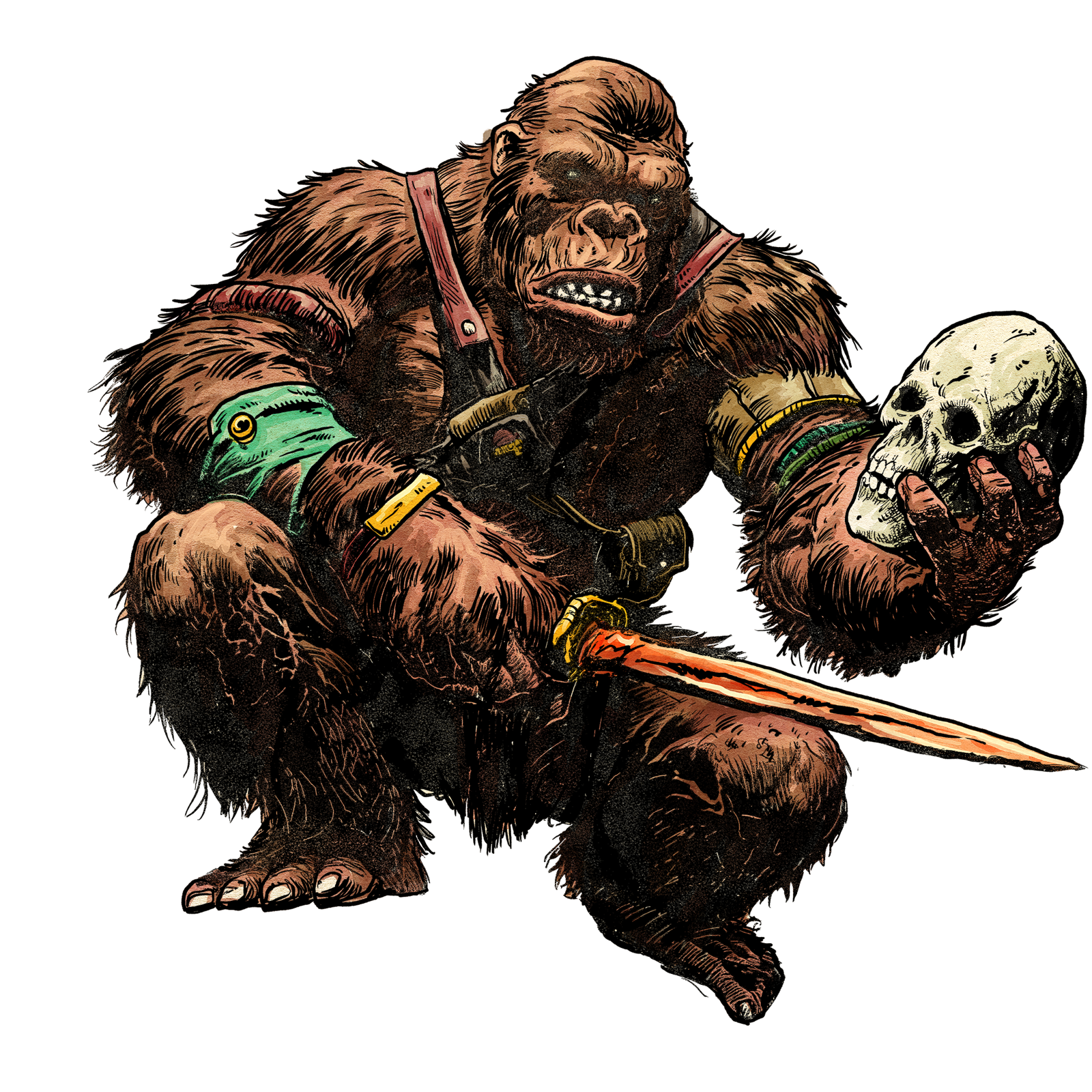 Simian Barbarian / Path of the Wild